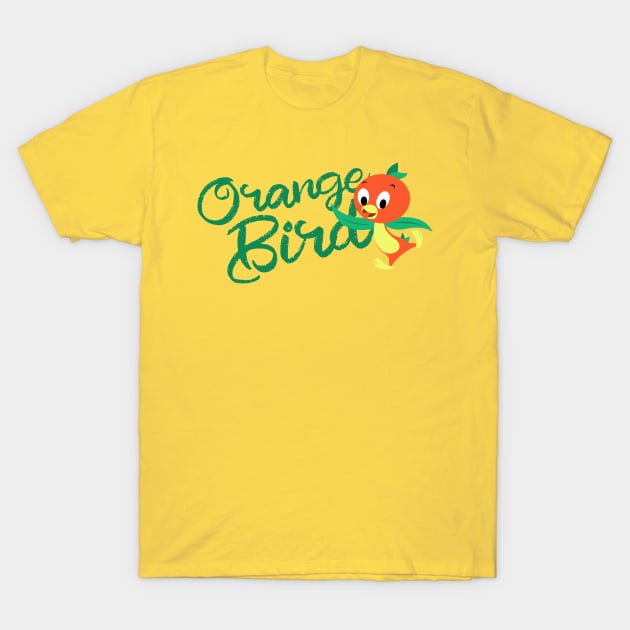 Orange Bird T-Shirt by Merlino Creative